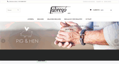 Desktop Screenshot of fabrego-shop.com