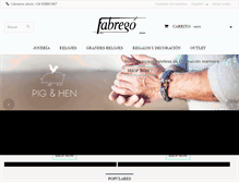 Tablet Screenshot of fabrego-shop.com
